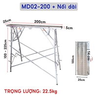 Giàn giáo di động MD02-200 + Nối dài