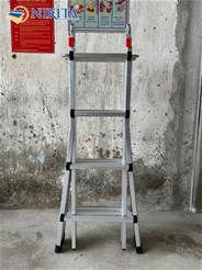 Thang nhôm gấp trượt đa năng AM04