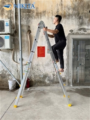Thang nhôm gấp trượt đa năng AM04