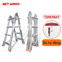 Thang nhôm gấp trượt đa năng AM04