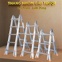 Thang nhôm gấp trượt đa năng AM03