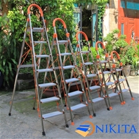 Thang ghế INOX 5 bậc Nikita NKT-N205