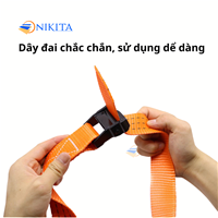Dây Cảo Hàng Cuộn Màu Xanh, Đen, Cam Dài Từ 1,5 – 2m NIKITA