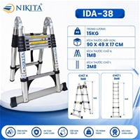 Thang Inox Rút Đôi Chống Trượt NIKITA NKT-IDA38