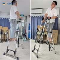 Thang Rút Đôi Inox Chữ A, Chữ I Chính Hãng NIKITA IDA 50