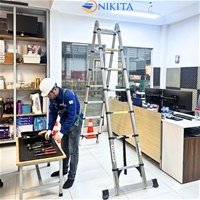 Thang Rút Đôi Inox Chữ A, Chữ I Chính Hãng NIKITA IDA58