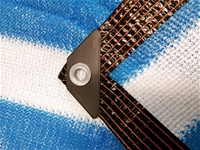 Lưới Bạt Che Nắng Ban Công Ngoài Trời Màu Xanh Trắng