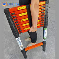 Thang Rút Đơn Thép - Cao 4m3, 11 Bậc - NIKITA IR430 Cho Công Trình Chuyên Nghiệp