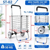 Xe Kéo Đi Chợ Có Chân Chống Trượt ST02 NIKITA