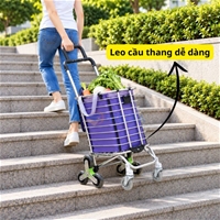 Xe Kéo Đi Chợ Đa Năng Có Túi Đựng ST08 (T8-76)