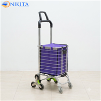Xe Kéo Đi Chợ Đa Năng Có Túi Đựng ST08 (T8-76)