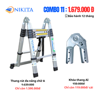 Combo Thang Rút Đa Năng Chữ A Và Khóa Thang AI