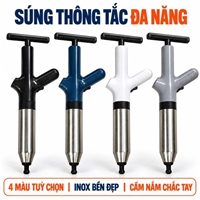 Súng Thông Tắc Bồn Cầu Đa Năng Tích Hợp Bơm NIKITA
