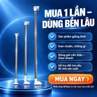 Thanh Treo Đa Năng Inox Không Khoan Tường NIKITA
