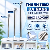 Thanh Treo Đa Năng Inox Không Khoan Tường NIKITA