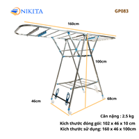 Sào Phơi Quần Áo Chữ A Gấp Gọn NIKITA GP083