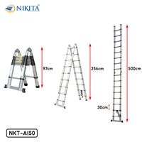 Thang nhôm rút chữ A Nikita NKT-AI50