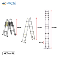 Thang nhôm rút đa năng Nikita NKT-AI56