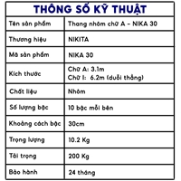 Thang chữ A đa năng Nikita - NIKA 30