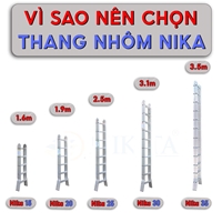 Tại Sao Nên Dùng Thang Nhôm Nika của NIKITA Thay Cho Các Loại Thang Nhôm Phổ Thông?