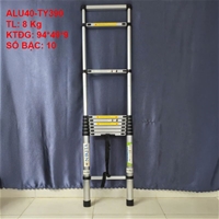 Thang Nhôm Đơn Rút Gọn Tiện Lợi NIKITA ALU 390