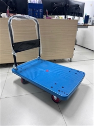 Xe Đẩy Hàng Khung Thép Có Thanh Chịu Lực, Gấp Gọn, 4 Bánh NIKITA XDH-106