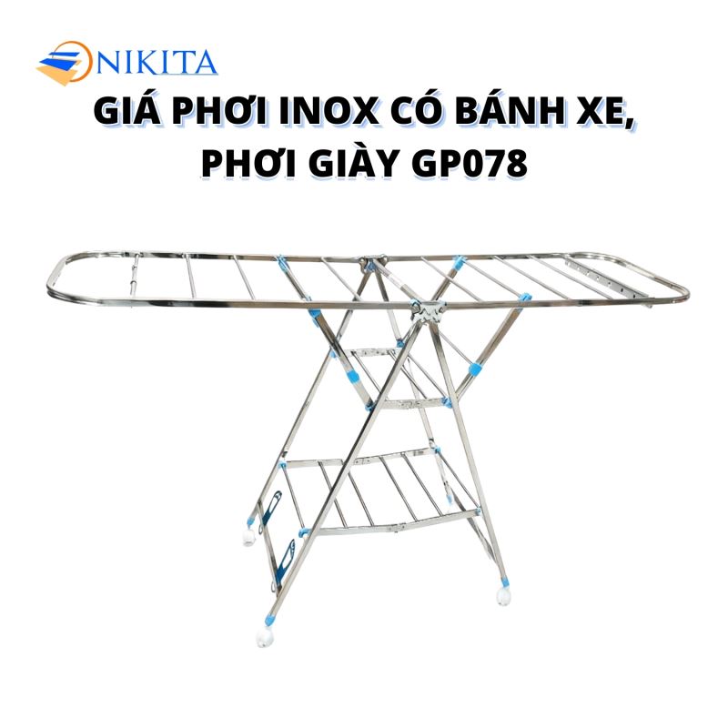 Giá Phơi Di Động Chữ A Nhập Khẩu Chính Hãng NIKITA GP078