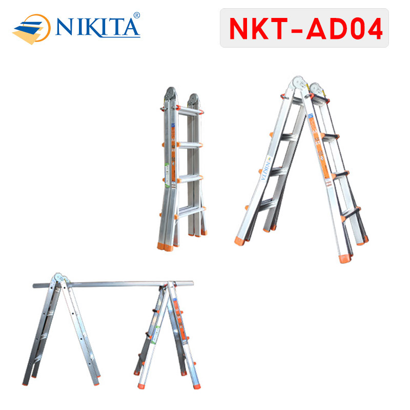 Thang nhôm gấp trượt đa năng AD04